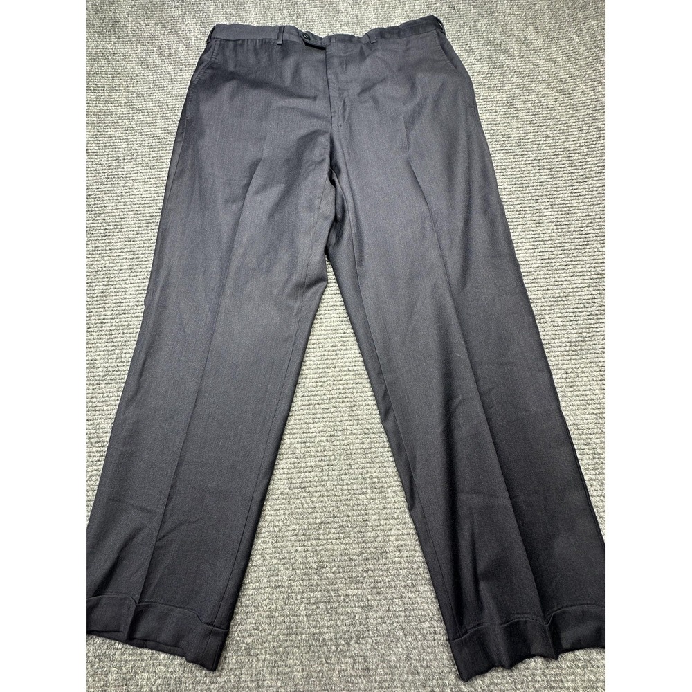 Ermenegildo Zegna Pants Mens 40R Blue Wool Dress Trousers‎ Formal Classic Italy